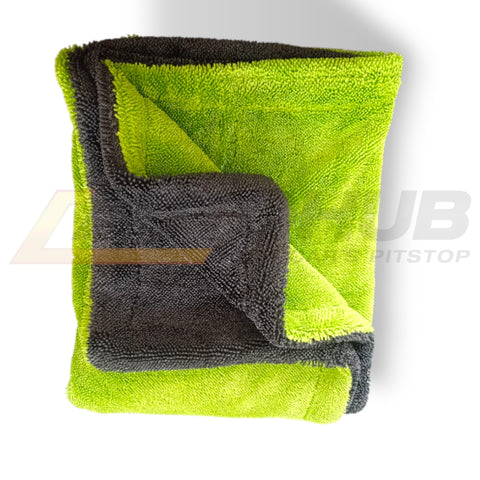 AH Green Premium Twisted Loop Drying Towel - Autohub Pakistan