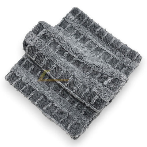 AH Grid Style Dual Twisted Loop Drying Towel 60x90cm (850GSM) - Microfiber