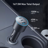 ANKER 167.5W Fast Car 
Charger (A2737) - Autohub Pakistan