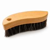 Ergonomic S Shape Detailing Design Horse Har Brush for Textile & Leather