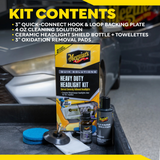 Meguiar’s Quik Solutions Headlight Restoration Kit G55265 with Oxidation Removal Pads and Ceramic Headlight Shield