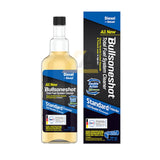 Bullsoneshot Total Fuel System Cleaner bottle and packaging on a white background