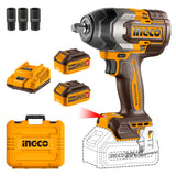 Ingco Cordless Impact Wrench 850N.m (CIWLI2085) with Battery & Charger