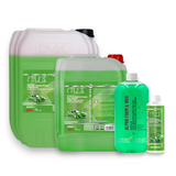 Divortex Alpha Foam pH Balanced Shampoo with Wax in 463ml, 1L, 4L and 20L sizes with green apple fragrance