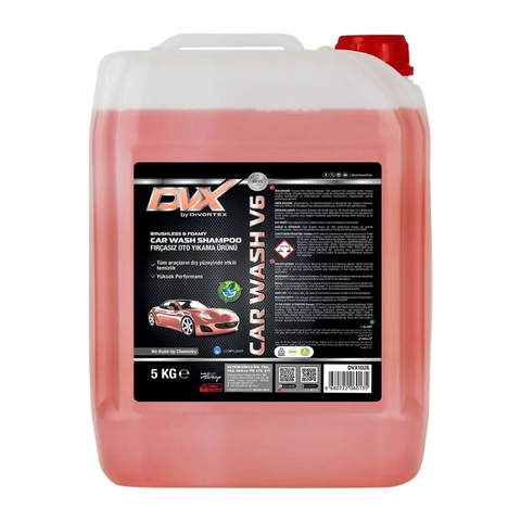 Divortex V6 Concentrated Foamy Brushless Car Wash 5kg for professional automotive cleaning