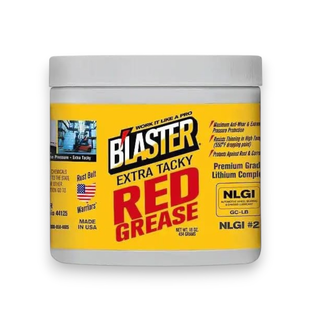 BLASTER Red Lithium Grease Extra Tacky (16oz./454g)