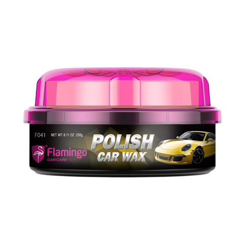 Flamingo Car Polishing Wax F041 for Automotive Paint Gloss and Protection