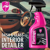 Flamingo Dash & Glass Interior Detailer 500ml F303 for Dashboard and Interior Glass Cleaning