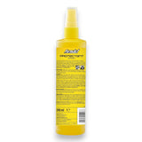 Yellow spray bottle labeled 'formula protectant' on a white background