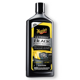 Meguiar's Ultimate Black Plastic Restorer bottle on a white background