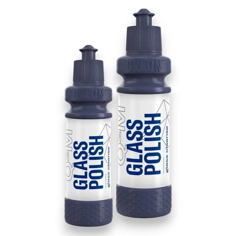 GYEON Q²M GlassPolish automotive glass polish available in 120ml and 250ml sizes