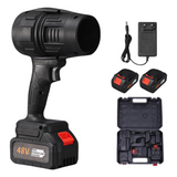 Heavy Duty Turbo Jet Air Blower Gun cordless 48VF dual battery car dryer with charger and storage case