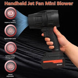Heavy Duty Turbo Jet Air Blower Gun cordless 48VF dual battery car dryer with charger and storage case