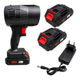 Heavy Duty Turbo Jet Air Blower Gun cordless 48VF dual battery car dryer with charger and storage case