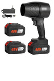 Heavy Duty Turbo Jet Air Blower Gun cordless 48VF dual battery car dryer with charger and storage case