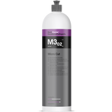 A bottle of Koch Chemie Micro Cut 03 02 anti-hologram finishing polish compound.