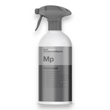 Spray bottle labeled 'Mp' on a white background