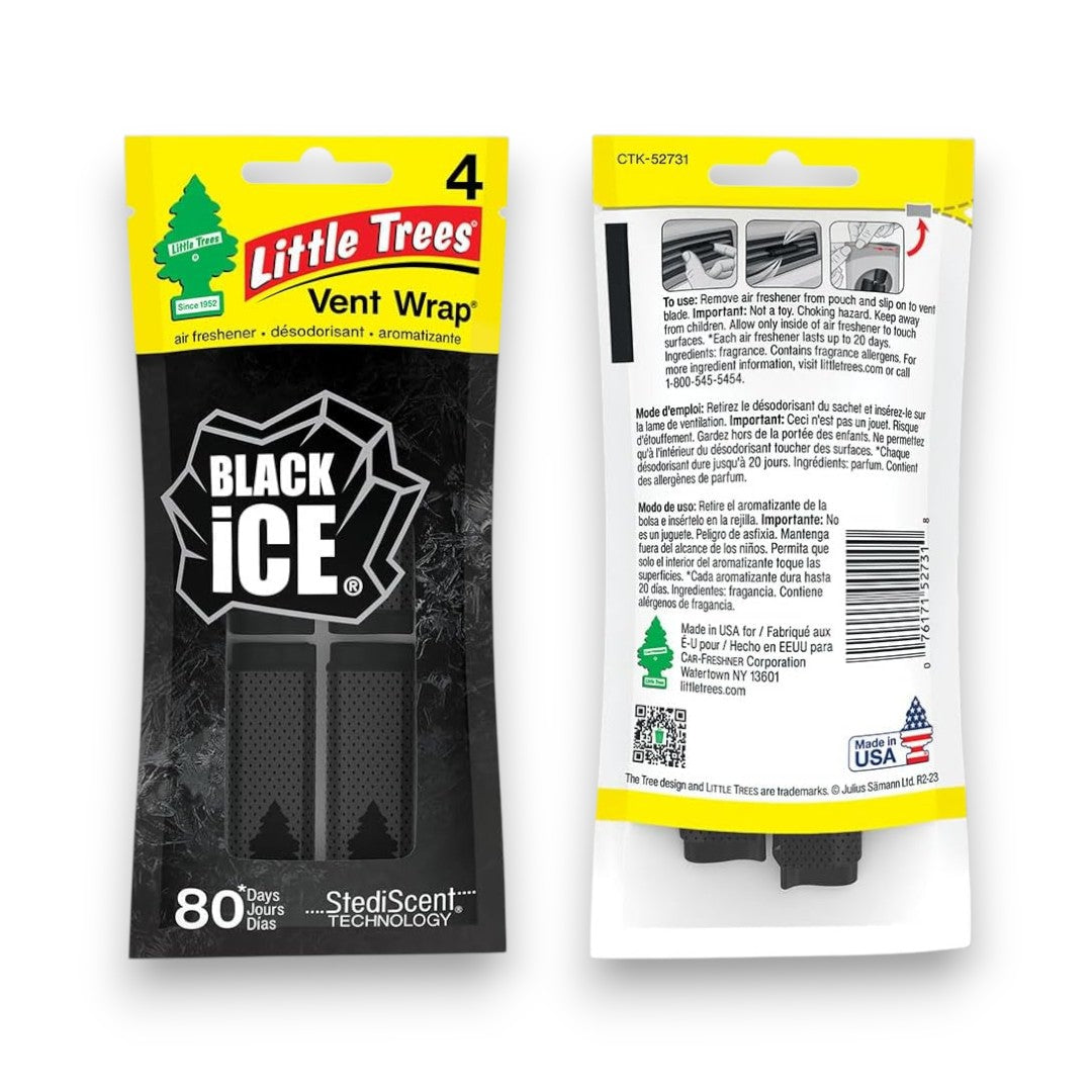 Little Tree Vent Wrap (Black Ice)