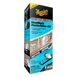 Meguiar’s Two Step Headlight Restoration Kit G2970 with Cleaning Solution, Protective Coating and Cleaning Pads