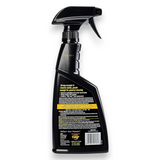 A black spray bottle of Castore Multi-Functional Cleaner shown from the back, displaying the label with product details, text, and a barcode on a white background.