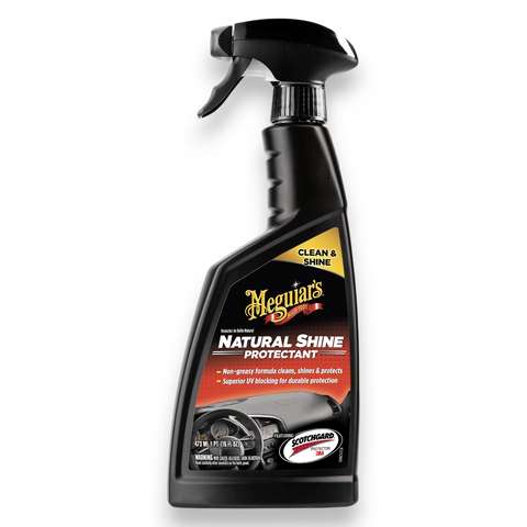 Meguiar’s Natural Shine Protectant G4116 473ml Interior Vinyl Rubber Plastic Protectant