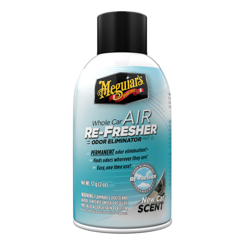 Meguiar’s Whole Car Air Re-Fresher New Car Scent G16402 Odor Eliminator
