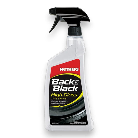 Mothers Back-to-Black Tire Shine 710ml High Gloss Tire Dressing