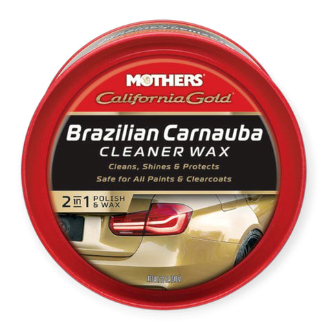 Mothers California Gold Brazilian Carnauba Cleaner Paste Wax 12oz 05500