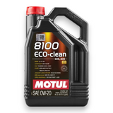 Motul 8100 ECO-CLEAN 0W-20 5 Liter 100% Synthetic Low SAPS Engine Oil
