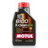 Motul 8100 X-CLEAN EFE 5W-30 1 Liter 100% Synthetic Engine Oil