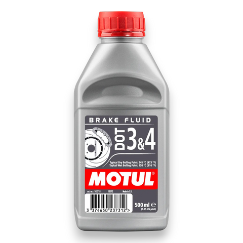 Motul DOT 3 &amp; DOT 4 Brake Fluid 500ml Synthetic Brake Fluid