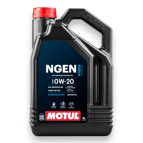 Motul NGEN Hybrid 0W-20 4 Liter Premium Synthetic Engine Oil for Hybrid Vehicles