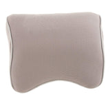 Gray neck pillow on a white background