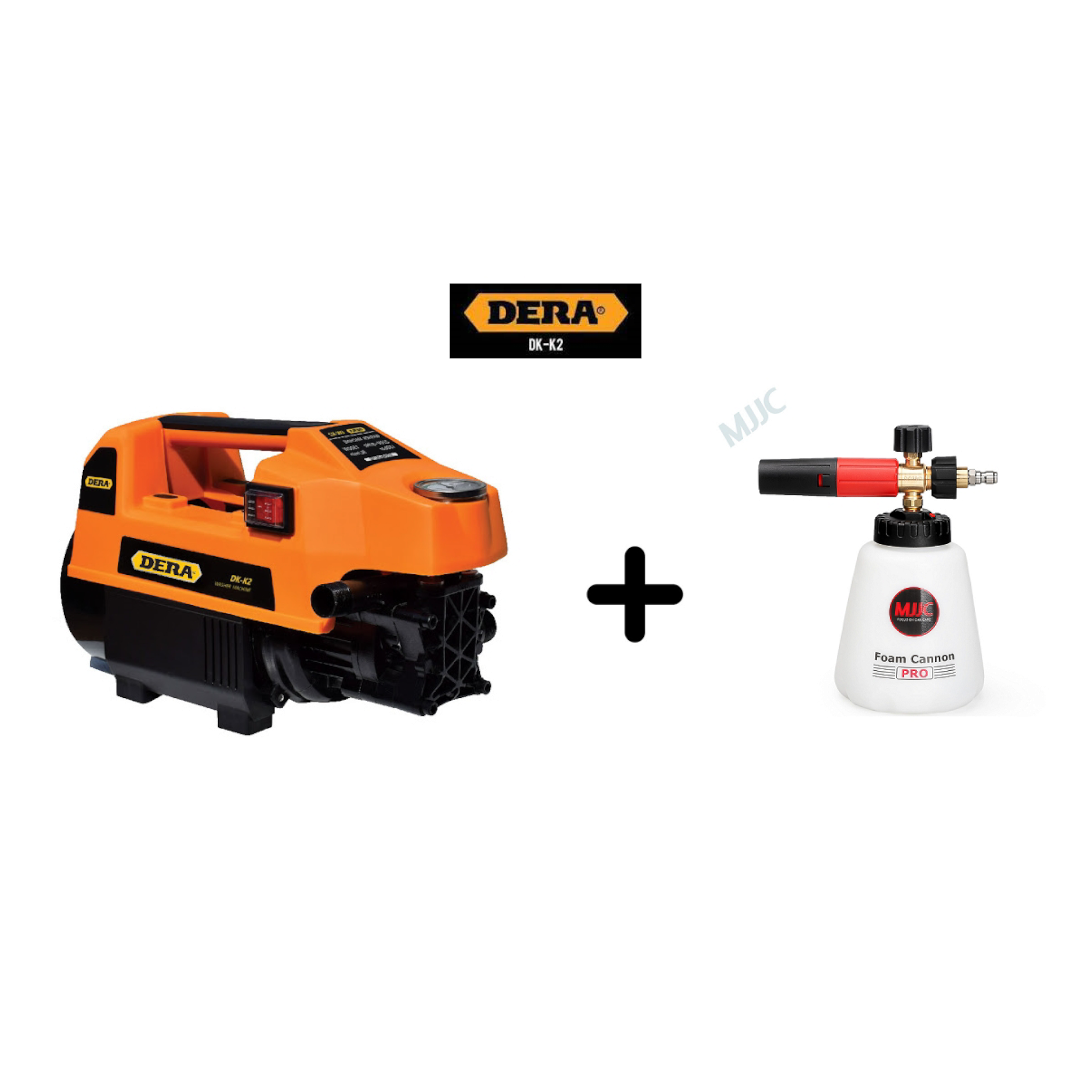 Dera DK-K2 Pressure Washer with MJJC Foam Cannon Pro