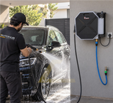 Pioneer Wall Mount Pressure Washer (150Bar Max-90ft Hose Reel-2200W)