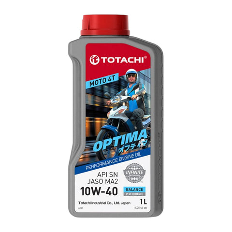 Totachi Motorcycle 10W-40 SN 1L 4-Stroke Engine Oil JASO MA2