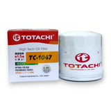 Totachi TC-1047 engine oil filter for compatible Nissan vehicles.