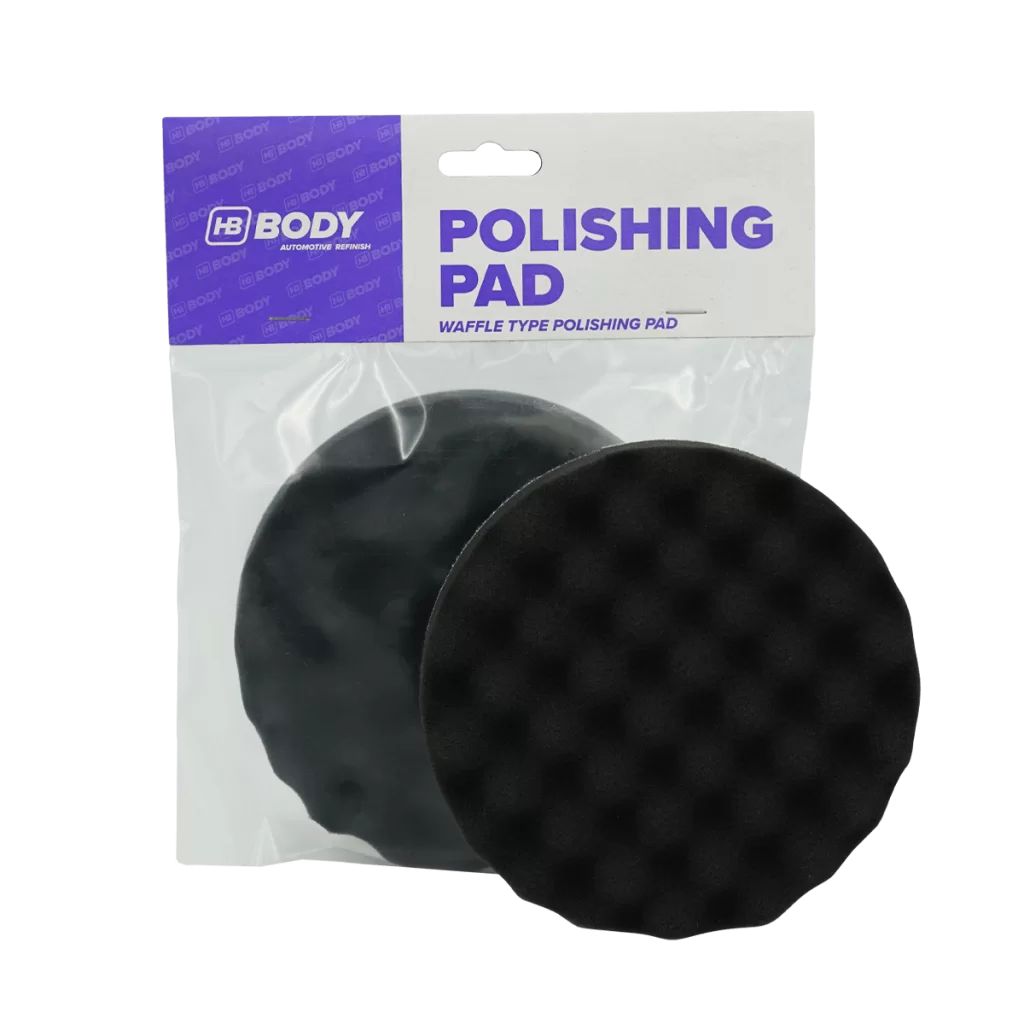 HB Body Polishing Pad Waffle Black - Finishing 150mm