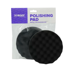 HB Body Polishing Pad Waffle Black - Finishing 150mm