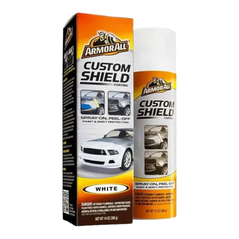 Autohub Pakistan Armor All Custom Shield white spray-on peel-off protective coating for vehicle paint and trim