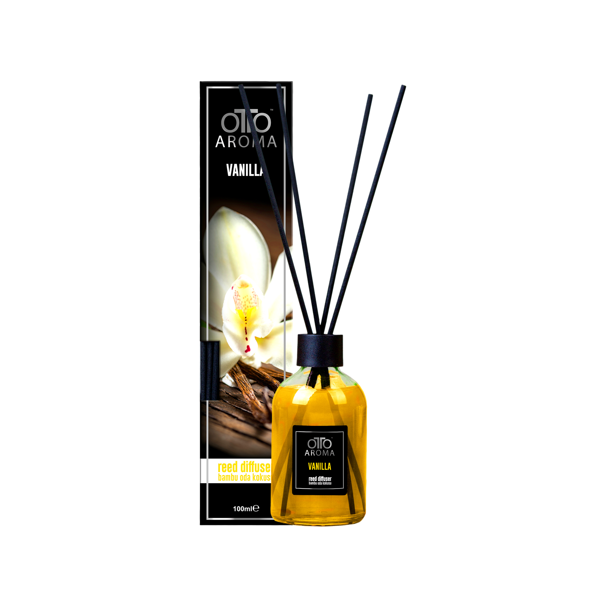 OTTO Aroma Reed Diffuser with sticks 100ml (VANILLA)