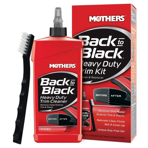 Mothers Back to Black Heavy Duty Trim Cleaner Kit 12 oz.
