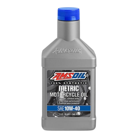 AMSOIL 10W-40 Metric Motorcycle Oil 946ml - Autohub Pakistan