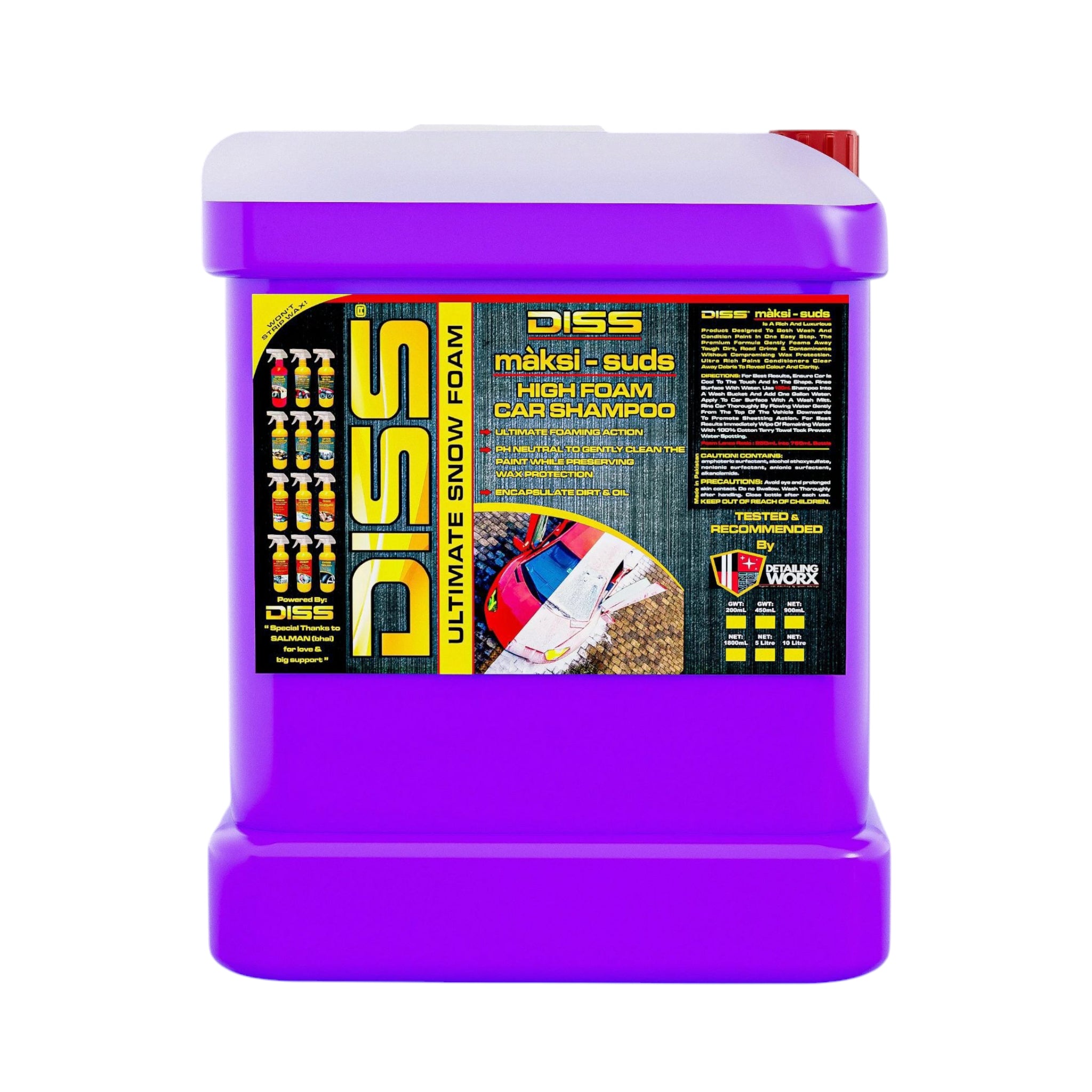 DISS High Foaming Shampoo 5L