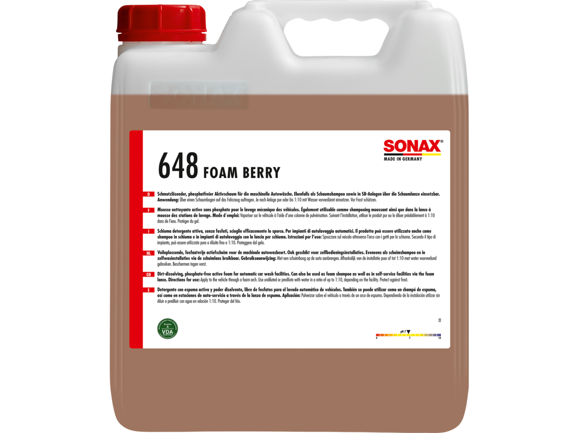 Sonax Active Cleaning Foaming Berry 10L