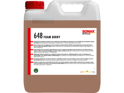 Sonax Active Cleaning Foaming Berry 10L - Autohub Pakistan