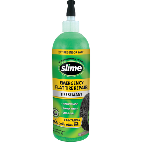 Slime Emergency Tire Sealant - 16 oz. (All Highway Tires) - Autohub Pakistan