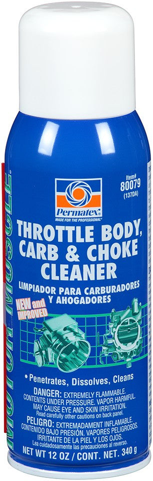 Permatex Throttle Body, Carb & Choke Cleaner 12 oz.