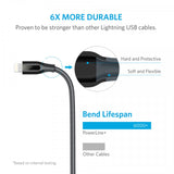 Anker Powerline Select+ Lightning USB 6 Ft (White)