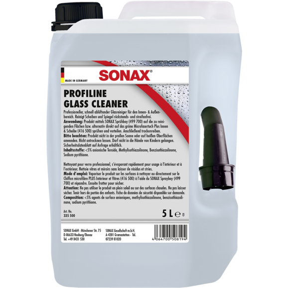 Sonax Profiline Glass Cleaner 5Ltr